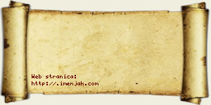 Milana Kričak vizit kartica